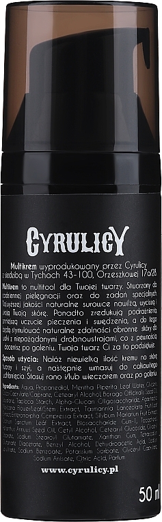 Multifunktionale Gesichtscreme für Tag und Nacht - Cyrulicy Multifunctional Cream — Bild N2