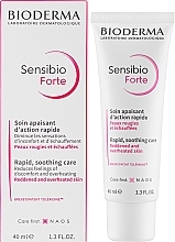 Beruhigende und feuchtigkeitsspendende Gesichtscreme für empfindliche und sehr trockene Haut - Bioderma Sensibio Forte Reddened Sensitive Skin — Bild N2