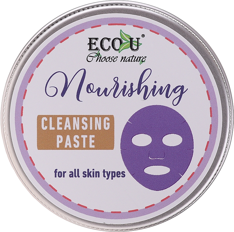 Pflegende Gesichtsreinigungspaste für alle Hauttypen - ECO U Nourishing Cleansing Paste For All Skin Types — Bild N1