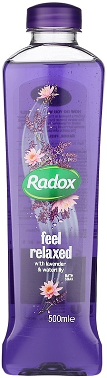 Entspannendes Duschgel mit Lavendel- und Seerosenduft - Radox Feel Relaxed Shower Gel — Foto N4