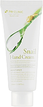 Handcreme mit Schnecke - 3W Clinic Snail Hand Cream — Bild N2