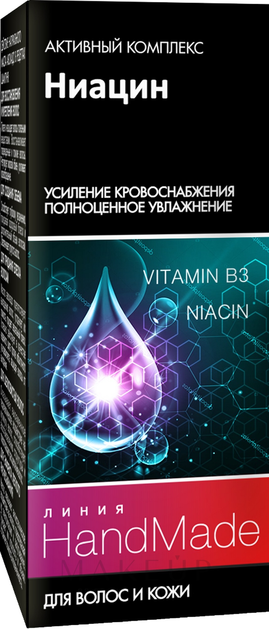 Niacin für das Haar und die Kopfhaut - Pharma Group Handmade — Bild 5 ml