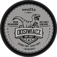 Düfte, Parfümerie und Kosmetik Haarwachs - Venita Men Anti-Grey Darkening Hair Wax Dark Tones