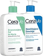 CeraVe (Körpergel /473 ml + Körperlotion /473 ml) - Set für normale und trockene Haut — Bild N1