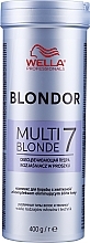 Düfte, Parfümerie und Kosmetik Blondierpulver - Wella Professionals Blondor Multi Blonde 7 Powder Lightener