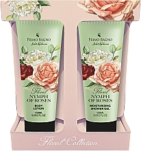 Düfte, Parfümerie und Kosmetik Körperpflegeset - Primo Bagno Floral Collection Floral Nymph Of Roses (Körperlotion 150ml + Duschgel 150ml)