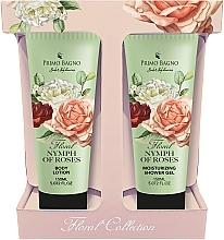 Körperpflegeset - Primo Bagno Floral Collection Floral Nymph Of Roses (Körperlotion 150ml + Duschgel 150ml) — Bild N1