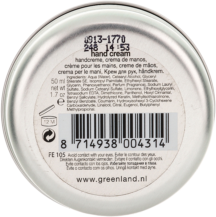 Feuchtigkeitsspendende Handcreme Grapefruit & Ingwer - Greenland Fruit Emotion Hand Cream — Bild N3
