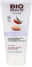 Düfte, Parfümerie und Kosmetik Reichhaltige und feuchtigkeitsspendende Körpermilch für empfindliche Haut mit natürlicher Cold Cream - Nuxe Bio Beaute High Nutrition Lotion