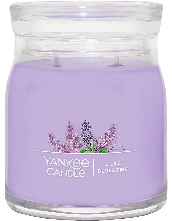 Duftkerze im Glas Lila Blüten mit 2 Dochten - Yankee Candle Lilac Blossoms — Bild N1