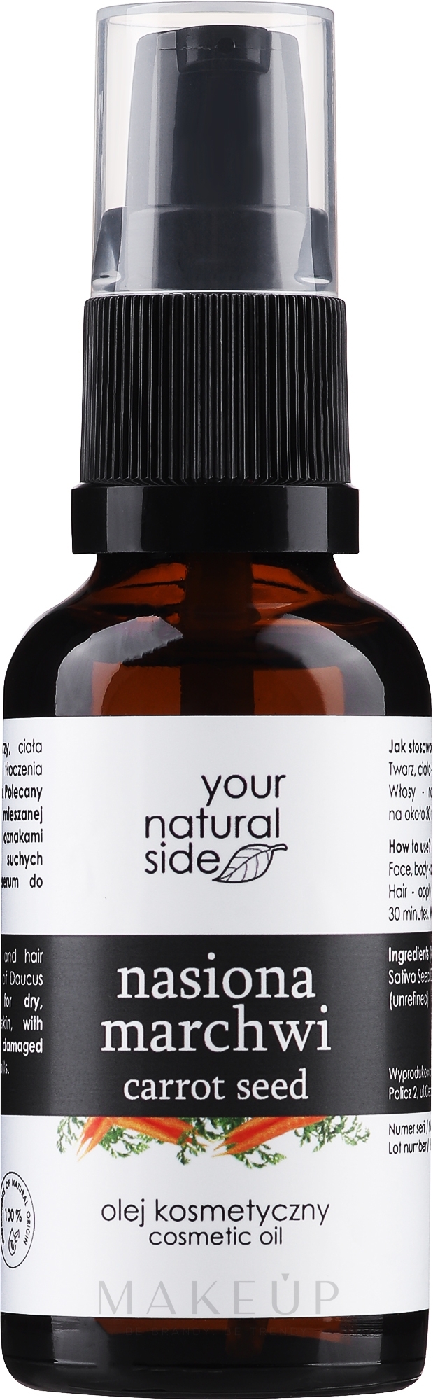 Gesichts- und Körperöl - Your Natural Side Olej Nasion Marchwi — Bild 30 ml