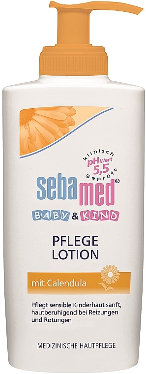 Kinderlotion mit Ringelblume - Sebamed Baby Calendula Lotion — Bild N1