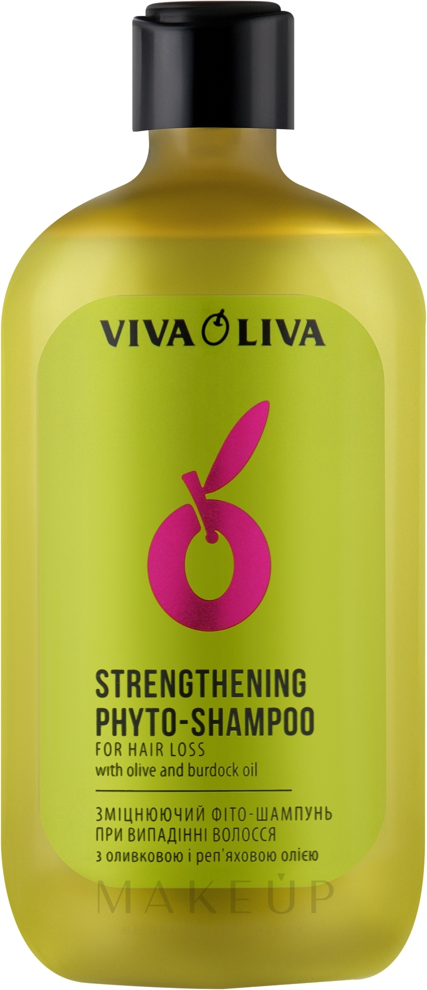 Stärkendes Phyto-Shampoo gegen Haarausfall - Leckere Geheimnisse Viva Oliva — Foto 400 ml