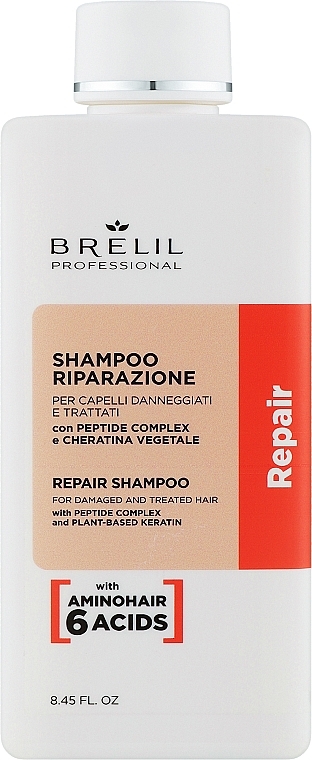 Revitalisierendes Haarshampoo - Brelil Repair Treatment Repair Shampoo	 — Bild N1