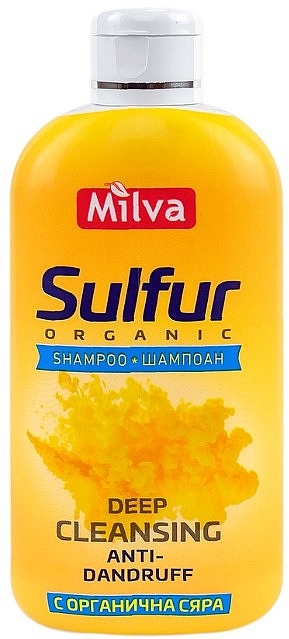 Shampoo gegen Schuppen und Haarausfall mit organischem Schwefel - Milva Anti Dandruff and Anti Hair Loss Shampoo with Organic Sulfur — Bild N1