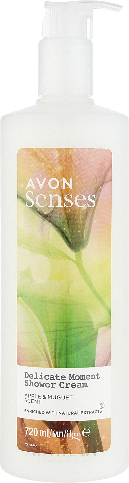 Creme-Duschgel - Avon Senses Delicate Moment Shower Cream — Bild 720 ml