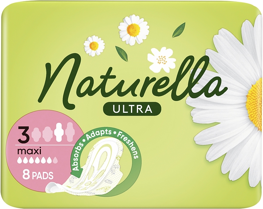 Damenbinden mit Flügeln 8 St. - Naturella Ultra Maxi — Bild N1