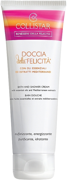Duschbad mit ätherischen Ölen und mediterranen Pflanzenextrakten - Collistar Doccia della Felicita Bath and Shower Cream — Foto N1