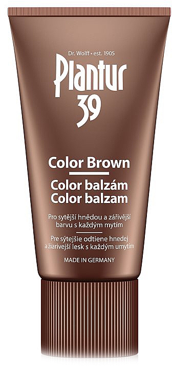 Haarspülung für dunkles Haar - Plantur 39 Color Brown Balm — Bild N1