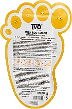 Fußmaske mit Milchextrakt - TVO Milk Foot Mask — Bild N2