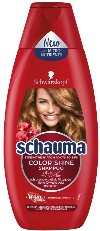 Shampoo für coloriertes Haar - Schwarzkopf Schauma Shampoo — Bild 250 ml