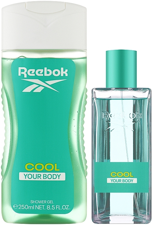 Reebok Cool Your Body Gift Set For Women - Duftset (Eau de Toilette 50ml + Duschgel 250ml)  — Bild N2