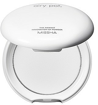 Mattierender Kompaktpuder für das Gesicht transparent - Missha Airy Pot Powder — Bild N1