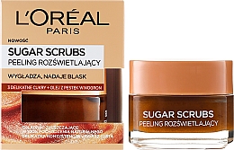 Düfte, Parfümerie und Kosmetik Zucker- Gesichtspeeling - L'Oreal Paris Sugar Scrubs