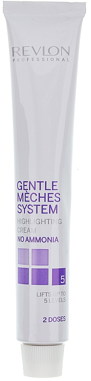 Set Strähnencreme ohne Ammoniak(3x60ml) + Booster(6x50g) - Revlon Professional Gentle Meches System — Bild N2