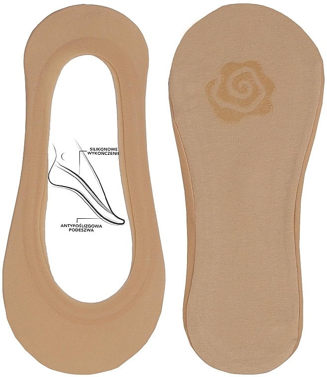 Damen-Ballerina-Socken beige - Moraj — Bild N2