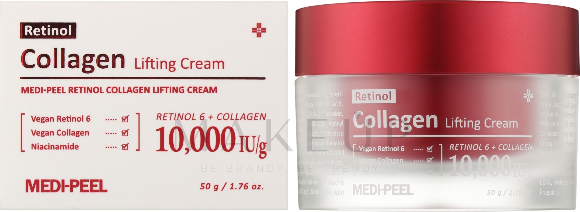 Doppelte Lifting-Creme mit Retinol und Kollagen - MEDIPEEL Retinol Collagen Lifting Cream — Bild 50 ml