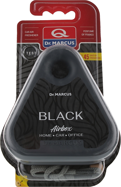 Zapach do samochodu Black - Dr.Marcus Airbox Black — Bild N1