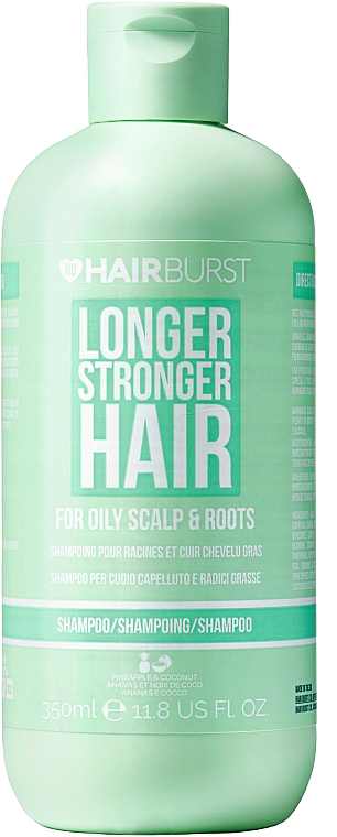 Shampoo für fettige Kopfhaut und Haarwurzeln - Hairburst Long And Healthy Shampoo For Oily Scalp & Roots — Bild N1