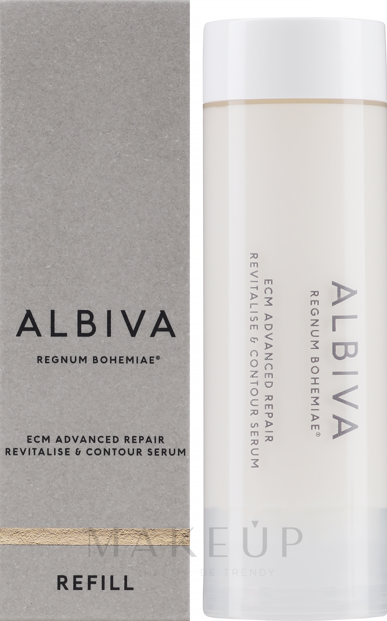 Straffendes Gesichtsserum - Albiva Ecm Advanced Repair Revitalise & Contour Serum (Refill)  — Bild 30 ml