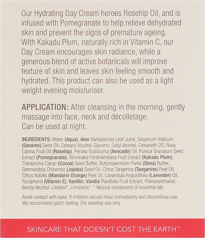 Tägliche feuchtigkeitsspendende Gesichtscreme mit Hagebuttenöl - Sukin Rose Hip Hydrating Day Cream — Bild N6