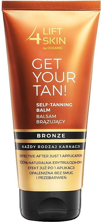 Selbstbräunungsbalsam für den Körper - Lift4Skin Get Your Tan! Self Tanning Bronze Balm