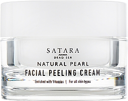 Peeling-Creme für das Gesicht auf Basis von Mineralien aus dem Toten Meer - Satara Natural Pearl Facial Peeling Cream — Bild N2