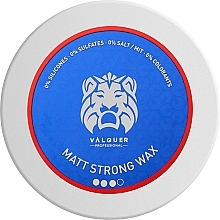 Düfte, Parfümerie und Kosmetik Mattes Wachs für das Haar starker Halt - Valquer Matt Strong Wax