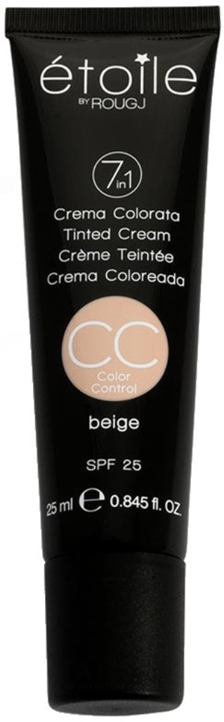 CC-Gesichtscreme - Rougj+ Etoile by Rougj CC Cream SPF25 — Bild Beige