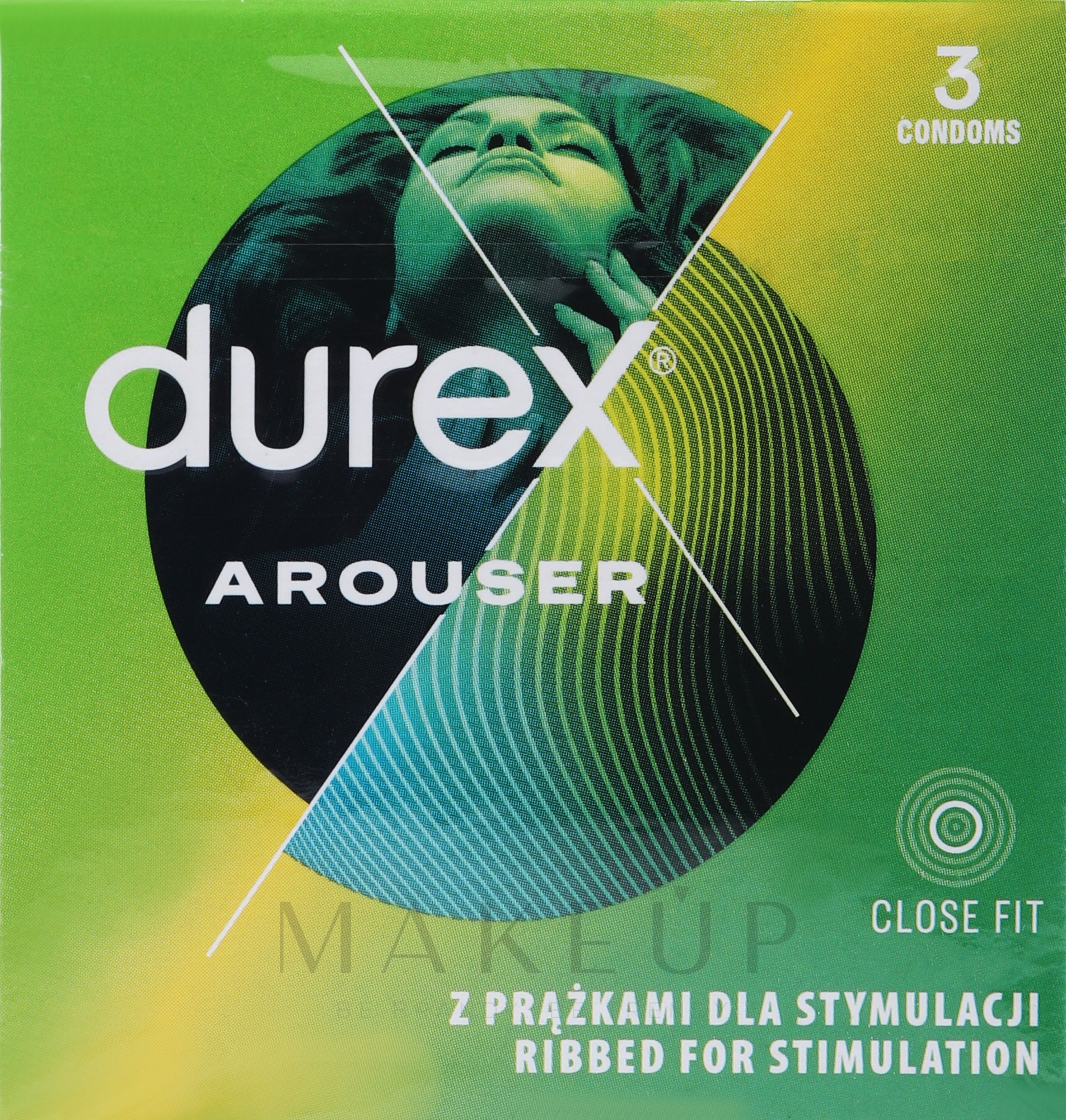 Gerippte Kondome 3 St. - Durex Arouser — Bild 3 St.