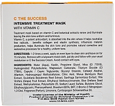 Gesichtsmaske mit Vitamin C - Holy Land Cosmetics C the Success Intensive Treatment Mask — Bild N3