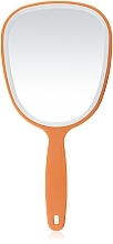 Spiegel mit Griff 28x13 cm orange - Titania — Bild N1