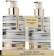 Düfte, Parfümerie und Kosmetik Handpflegeset - Vivian Gray Temptation (Cremeseife 250ml + Handlotion 250ml)