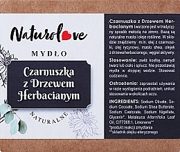Düfte, Parfümerie und Kosmetik Natürliche Seife aus schwarzem Teebaum - Naturolove Natural Soap