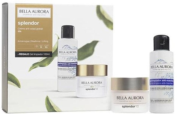 Gesichtspflegeset - Bella Aurora Splendor Day Gift Set (f/cr/50ml + f/gel/200ml) — Bild N1