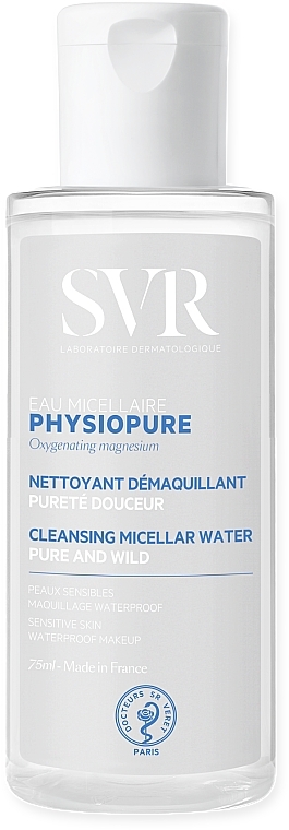 Reinigendes Mizellenwasser für wasserfestes Make-up - SVR Physiopure Eau Micellaire — Foto N4