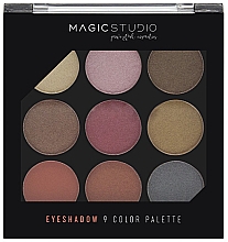 Düfte, Parfümerie und Kosmetik Lidschatten-Palette - Magic Studio 9 Color Palette Eyeshadow Palette