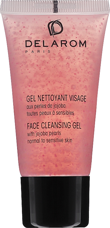 GESCHENK! Gesichtswaschgel mit Jojoba-Perlen für normale und empfindliche Haut - Delarom Face Cleansing Gel (Mini) — Bild N1