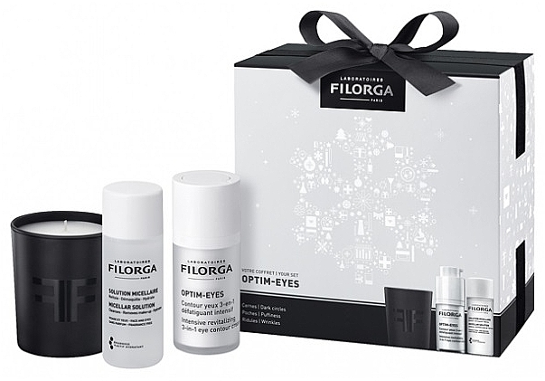 Set - Filorga Optim-Eyes (eye/cr/15ml + micell/lotion/50ml + candle) — Bild N1