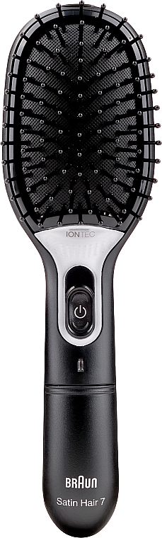 Elektrische Haarbürste mit aktiven Ionen schwarz - Braun Satin Hair 7 BR710 Black — Bild N1